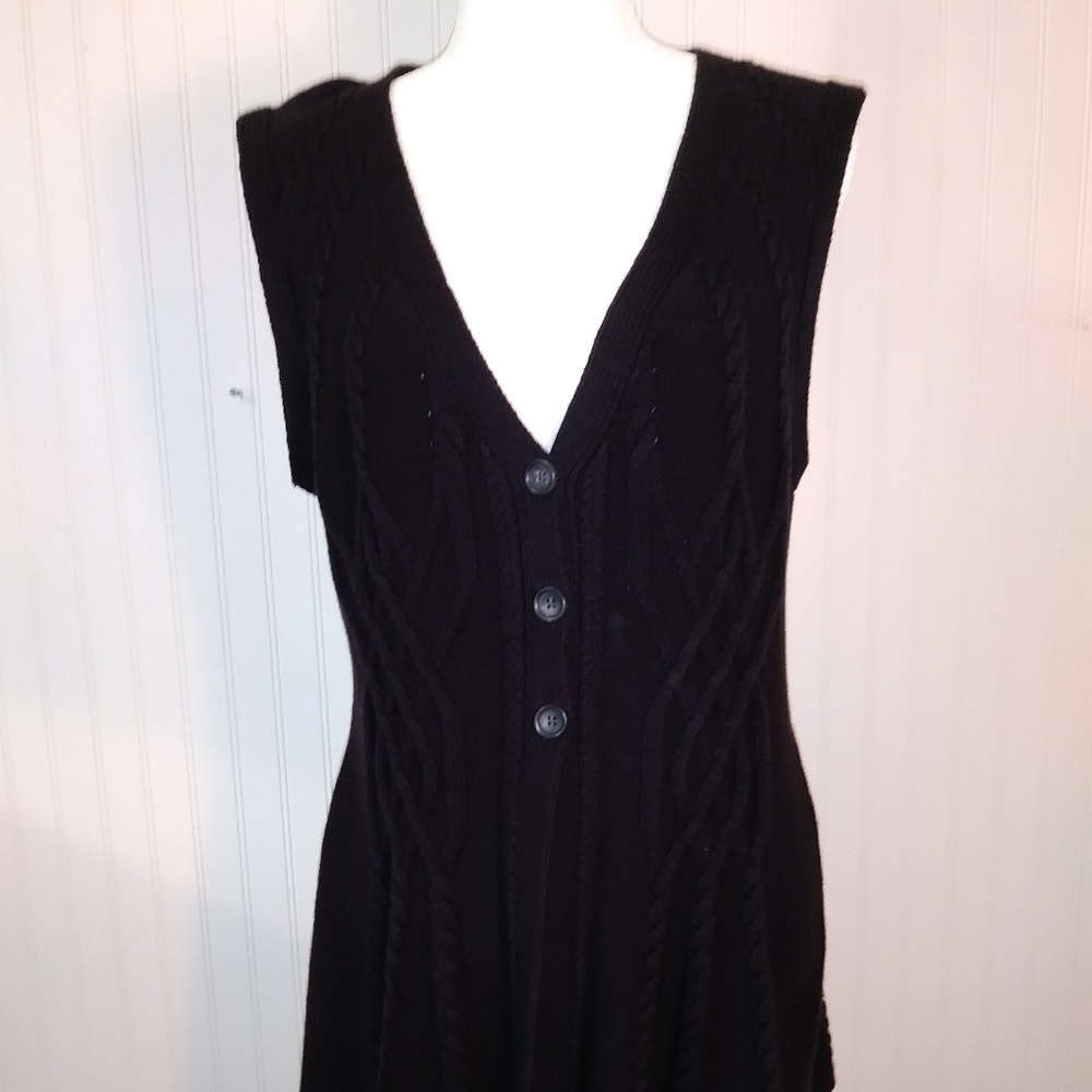 Hannah long sweater vest